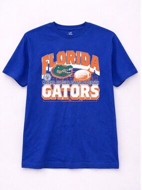 Florida Gators Youth T-Shirt Size XL Blue NCAA Graphic Tee NWT